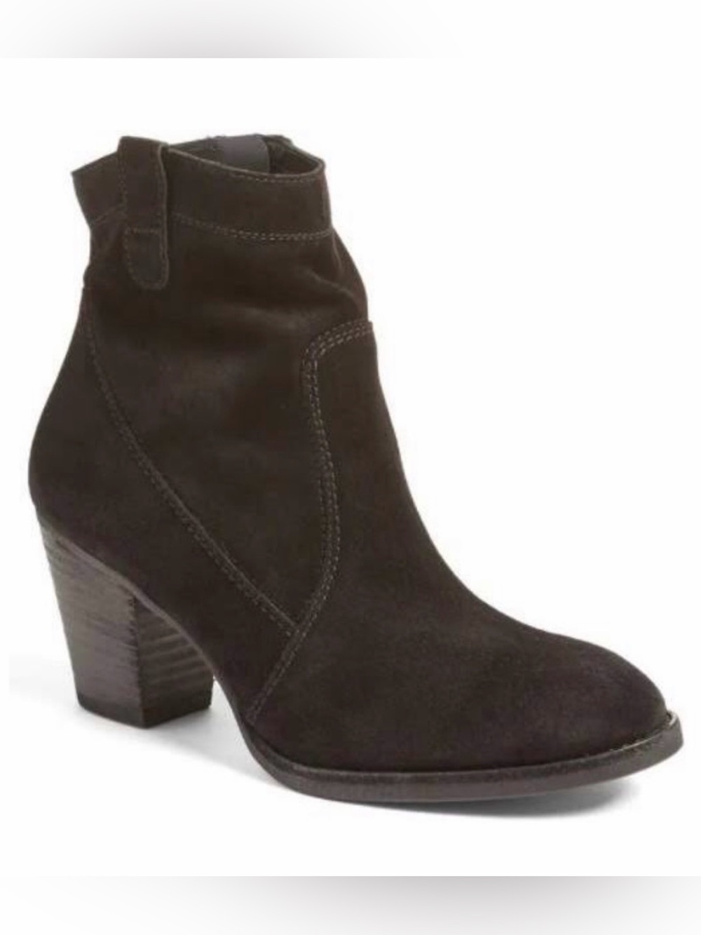 Paul Green “JAX” Dark Gray Suede Ankle Bootie